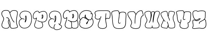 Line Gravity DEMO Regular Font LOWERCASE