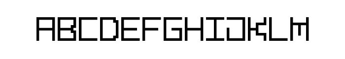 Line Pixel-7 Font UPPERCASE