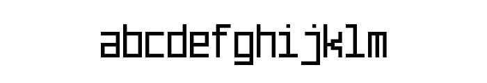 Line Pixel-7 Font LOWERCASE