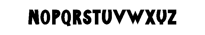 Line Straight Font LOWERCASE