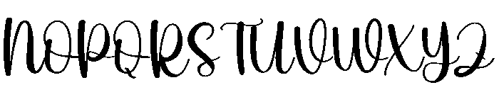 Line Font UPPERCASE