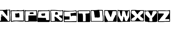 LineAfterLine Font UPPERCASE