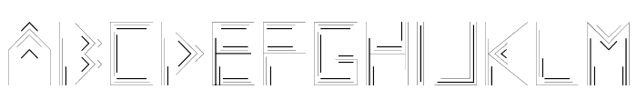 Linecap Font LOWERCASE