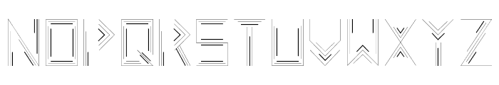 Linecap Font LOWERCASE