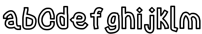 LinerTape Font LOWERCASE