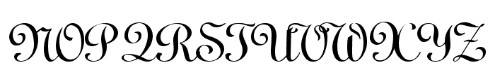 Linoscript Font UPPERCASE