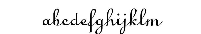 Linoscript Font LOWERCASE