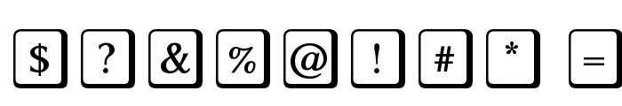 Linux Biolinum Keyboard Font OTHER CHARS