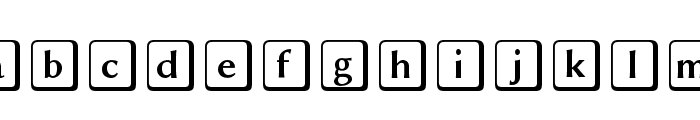 Linux Biolinum Keyboard Font LOWERCASE