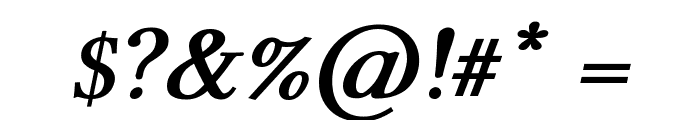Linux Libertine Capitals Semibold Italic Font OTHER CHARS