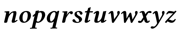 Linux Libertine Semibold Italic Font LOWERCASE