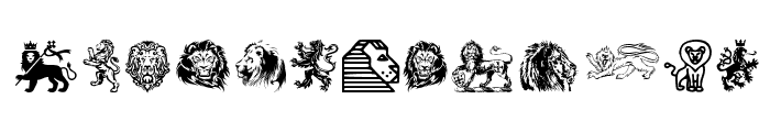 Lions Font UPPERCASE