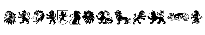 Lions Font LOWERCASE