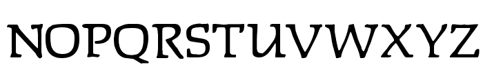 Lipsiantiqua-Regular Font UPPERCASE
