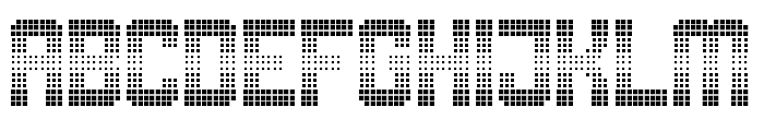 Liquid Crystal Decay Regular Font UPPERCASE