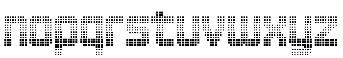 Liquid Crystal Decay Regular Font LOWERCASE
