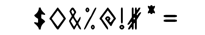 Liron Script Font OTHER CHARS