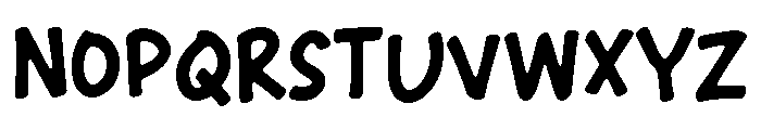 Lisagow Font UPPERCASE