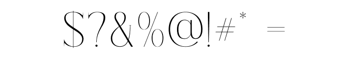 Lisandra DEMO VERSION Font OTHER CHARS