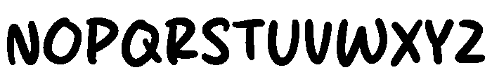 Lisda Jelly Font UPPERCASE