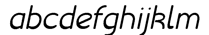 Liseuse Light Italic FONT