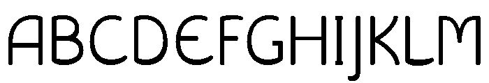 Liseuse Light Font UPPERCASE