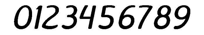 Liseuse Medium Italic Font OTHER CHARS