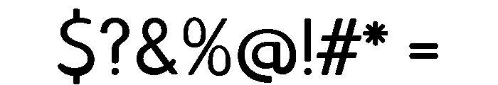 Liseuse Regular Font OTHER CHARS