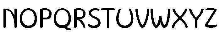 Liseuse Regular Font UPPERCASE