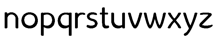 Liseuse Regular Font LOWERCASE
