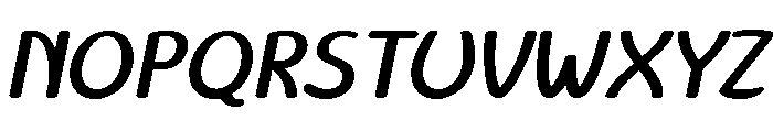 Liseuse SemiBold Italic Font UPPERCASE