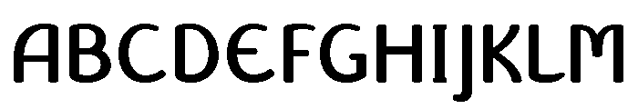 Liseuse SemiBold Font UPPERCASE