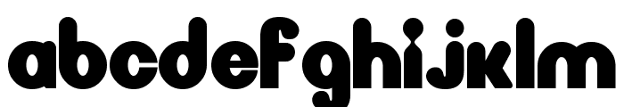 Litebulb Bold Font LOWERCASE