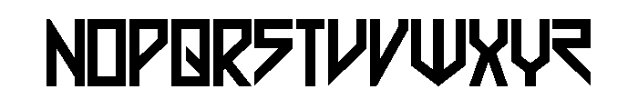 Literally Black Regular Font LOWERCASE