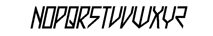 Literally Italic Font LOWERCASE