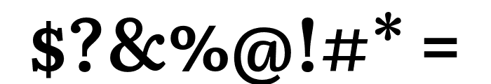 Literata Book SemiBold Font OTHER CHARS