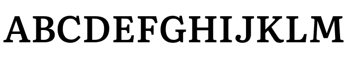 Literata Book SemiBold Font UPPERCASE