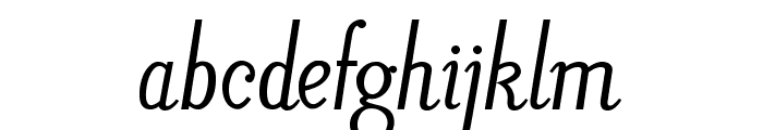 LitosScript-SemiBoldItalic Font LOWERCASE