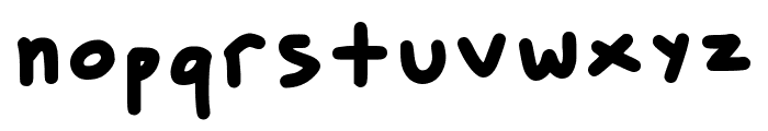 Little Bean Regular Font LOWERCASE