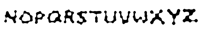 Little Blob Font UPPERCASE