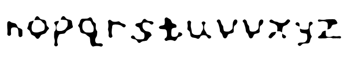 Little Blob Font LOWERCASE