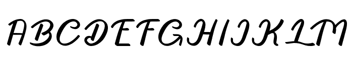 Little Change Demo Font UPPERCASE