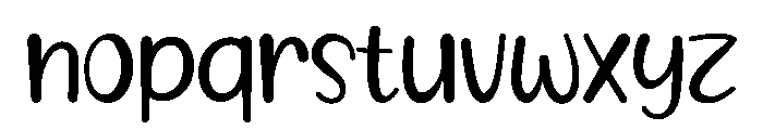 Little Cookies Font LOWERCASE