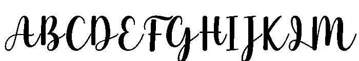 Little Dolphins Font UPPERCASE