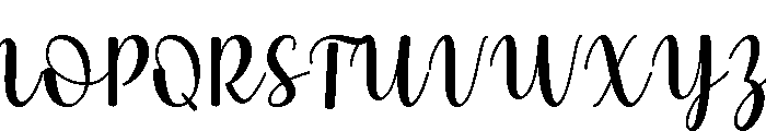 Little Dolphins Font UPPERCASE