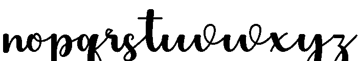 Little Dolphins Font LOWERCASE