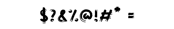 Little Ghost Font OTHER CHARS