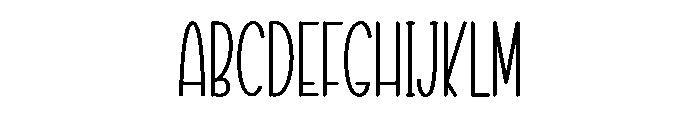 Little Love Font UPPERCASE