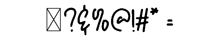Little Mermaid Demo Font OTHER CHARS