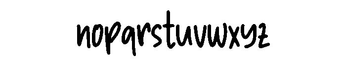 Little Mermaid Demo Font LOWERCASE
